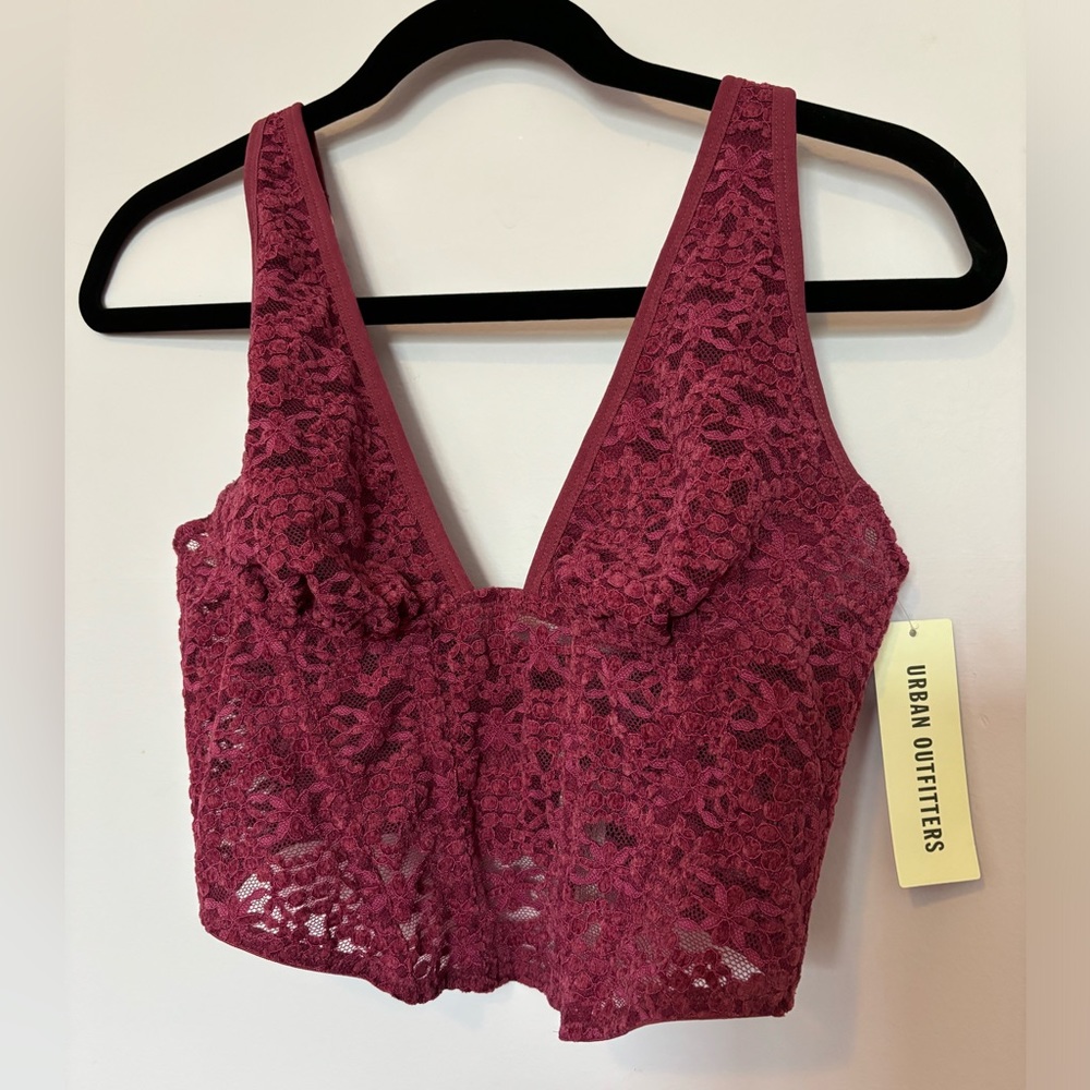 Urban Outfitters Out From Under Dark Romantic Convertible Corset Size M